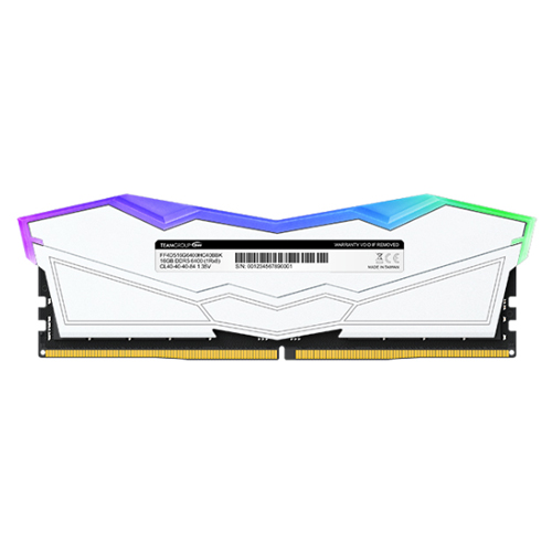 Teamgroup T-Force Delta RGB 32GB (16GBx2) DDR5 6400MHz - White (FF4D532G640DHC40BDC01)
