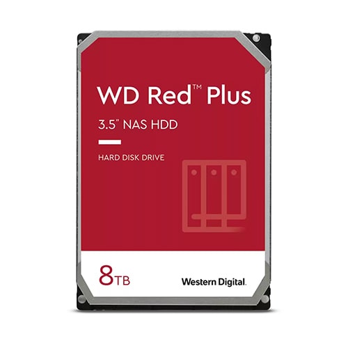Western Digital Red Plus 8TB NAS Internal Hard Drive (WD80EFZZ)