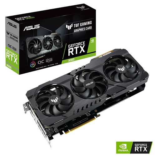 Asus TUF Gaming GeForce RTX 3060 V2 OC Edition 12GB GDDR6 (TUF-RTX3060-O12G-V2-GAMING)