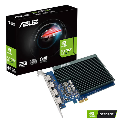 Asus GeForce GT 730 2GB GDDR5 with 4 HDMI (GT730-4H-SL-2GD5)