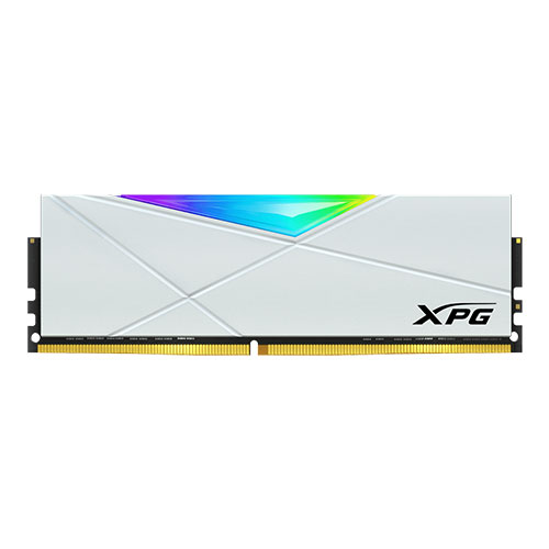 Adata XPG Spectrix D50 32GB (32GB x 1) DDR4 3600MHz RAM - White (AX4U360032G18I-SW50)