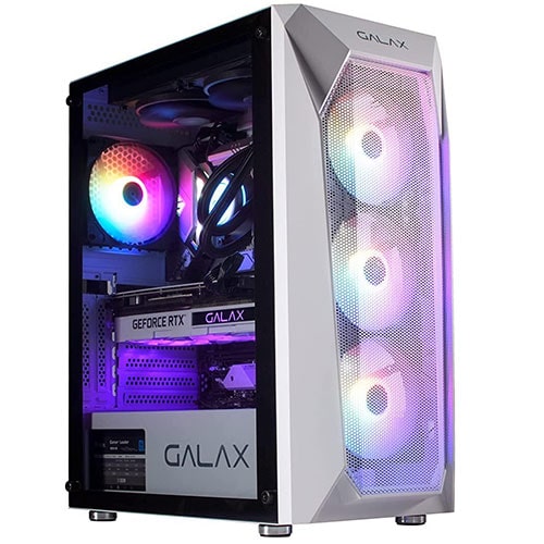 GALAX PC Case (REV-05) White Mid Tower Case 