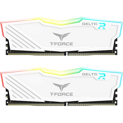 TeamGroup T-Force Delta RGB 32GB (2x16GB) 3200MHz White (TF4D432G3200HC16FDC01)