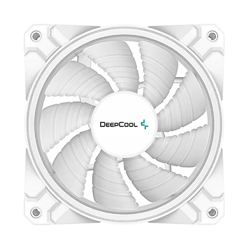 Deepcool CF120 PLUS White 120MM Addressable RGB LED Fan - 3 IN 1 Pack (DP-F12-AR-CF120P-WH-3P)
