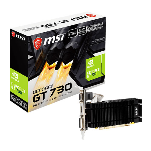 MSI Geforce GT 730 2GB DDR3 (N730K-2GD3H-LPV1)