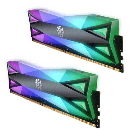 Adata XPG Spectrix D60G RGB 32GB (16GBx2) DDR4 3600MHz Desktop Memory (AX4U3600316G18A-DT60)
