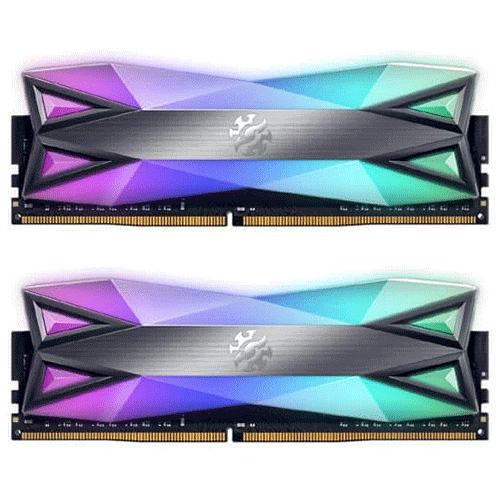 Adata XPG Spectrix D60G RGB 32GB (16GBx2) DDR4 3600MHz Desktop Memory (AX4U3600316G18A-DT60)
