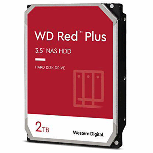 Western Digital Red Plus 2TB NAS Internal Hard Drive (WD20EFZX)