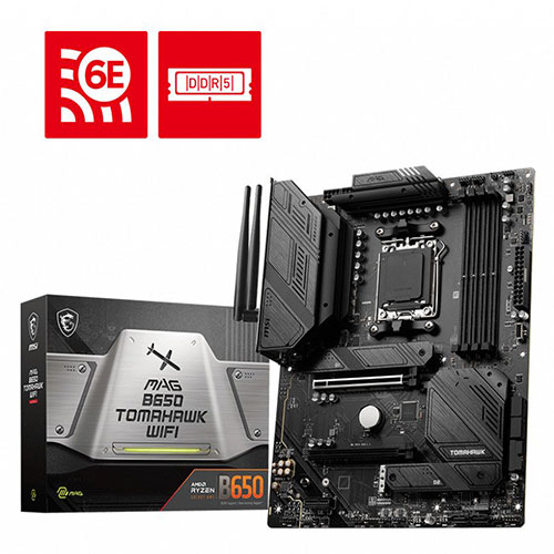 MSI MAG B650 TOMAHAWK WIFI AMD Motherboard