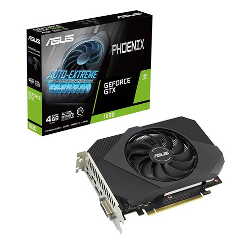 Asus Phoenix GeForce GTX 1630 4GB GDDR6 Graphics Card (PH-GTX1630-4G)