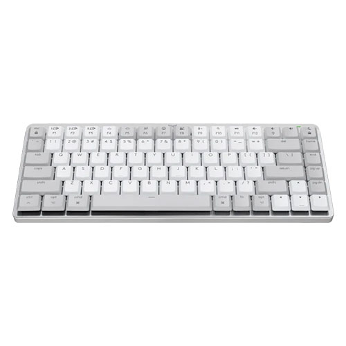 Logitech MX Mechanical Mini for Mac - Minimalist Illuminated Performance Keyboard - Off White (920-010800)