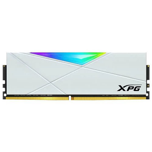 Adata XPG Spectrix D50 RGB 16GB (1x16GB) DDR4 3600MHz Desktop Memory - White (AX4U360016G18I-SW50)