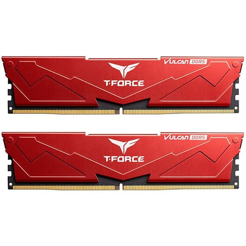 Teamgroup Vulcan Z 32GB (2x16GB) DDR5 5200MHz CL40 - Red (FLRD532G5200HC40CDC01)
