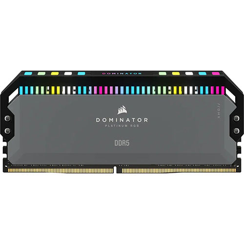 Corsair DOMINATOR PLATINUM RGB 32GB (2x16GB) DDR5 DRAM 5200 C40 AMD EXPO Memory Kit (CMT32GX5M2B5200Z40)