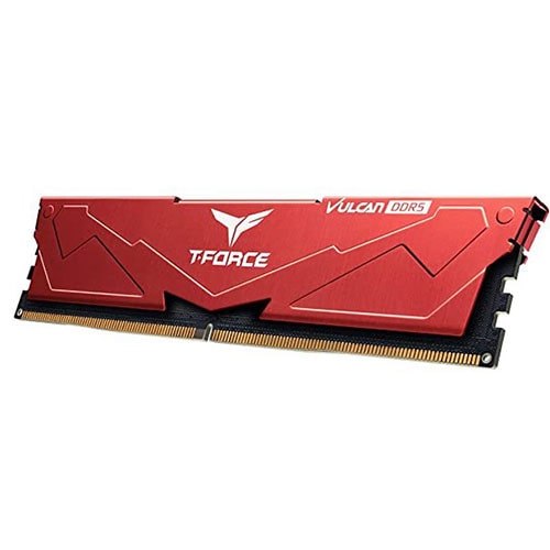 Teamgroup T-Force Vulcan (1 X 16GB) 5200MHz DDR5 - Red (FLRD516G5200HC40C01)