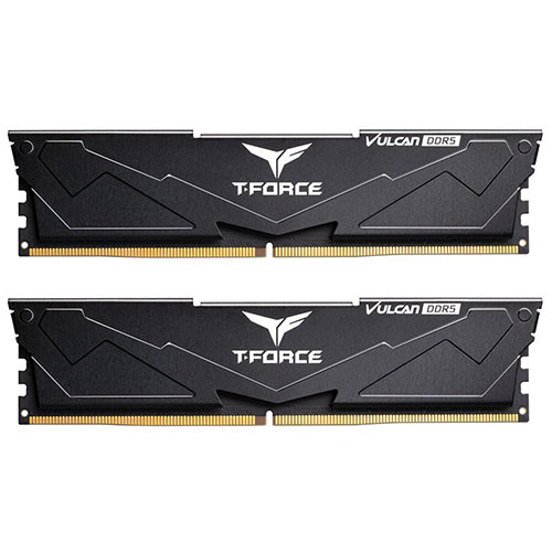 Teamgroup T-Force Vulcan (2 X 8GB) 5200MHz DDR5 - Black (FLBD516G5200HC40CDC016)