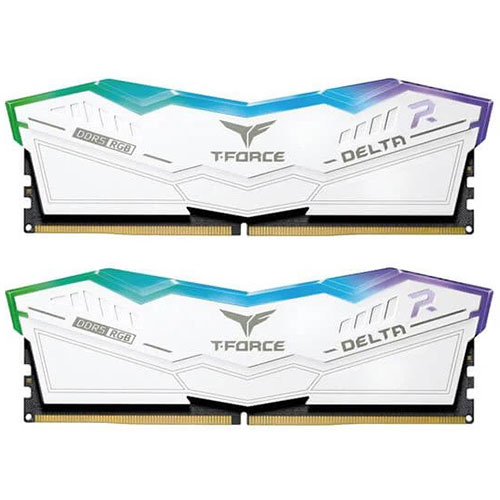 TeamGroup T-Force Delta RGB (2 X 16GB) 5200MHz DDR5 - White (FF4D532G5200HC40CDC01)