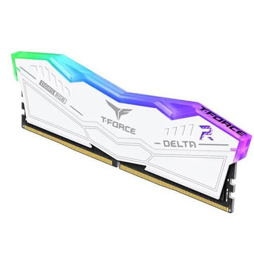 TeamGroup T-Force Delta RGB (2 X 16GB) 5200MHz DDR5 - White (FF4D532G5200HC40CDC01)