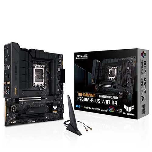 Asus TUF GAMING B760M PLUS WiFi D4 Intel Motherboard