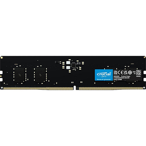 Crucial 16GB DDR5-5200 UDIMM Desktop Memory (CT16G52C42U5)