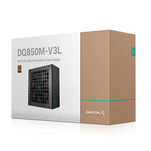 Deepcool DQ850M-V3L 850W Fully Modular Power Supply - Black (R-DQ850M-FB0B-UK)