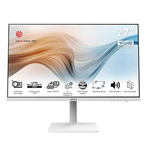 MSI Modern MD272QPW 27inch Business Productivity Monitor
