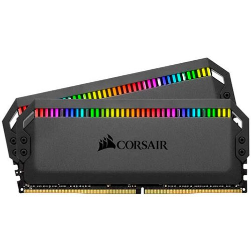 Corsair DOMINATOR PLATINUM RGB  (2 x 8GB) DDR4 DRAM 3200MHz C16 Memory Kit (CMT16GX4M2E3200C1616GB)