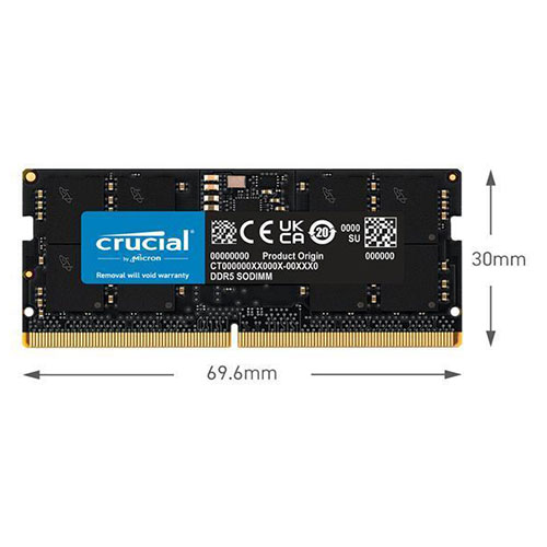 Crucial 16GB DDR5-5600 SODIMM (CT16G56C46S5)