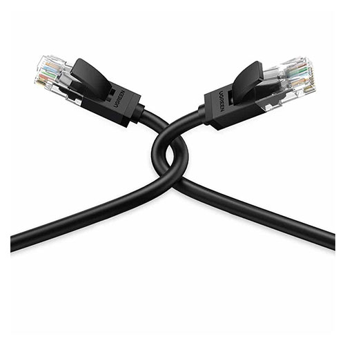 UGREEN Cat 6 U-UTP Lan Flat Cable 2m Black (50174)