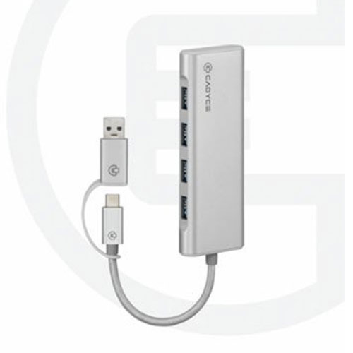 Cadyce USB-C and USB 3.0 4-Port Hub (CA-UC4H)