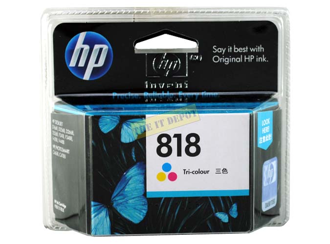 HP 818 Ink Cartridges (CC643ZZ) Colour