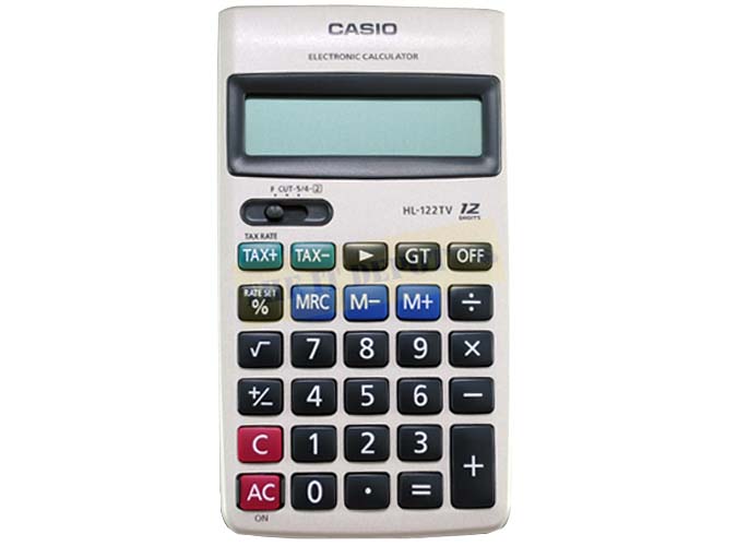 Casio HL-122 Calculator with auto power