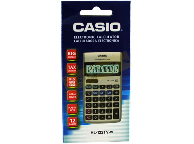 Casio HL-122 Calculator with auto power