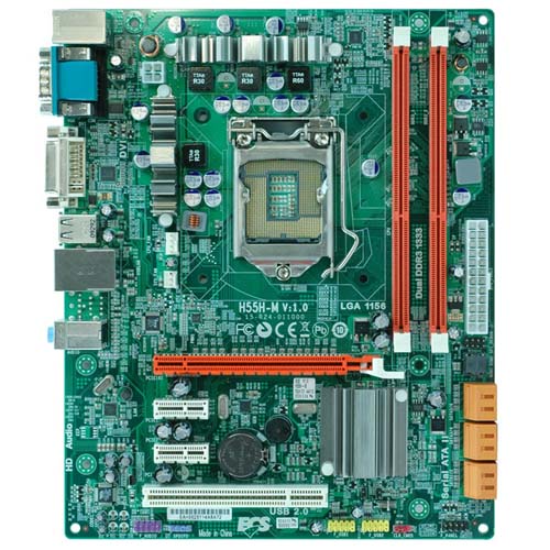 ECS H55H-M 8GB DDR3 Intel Motherboard