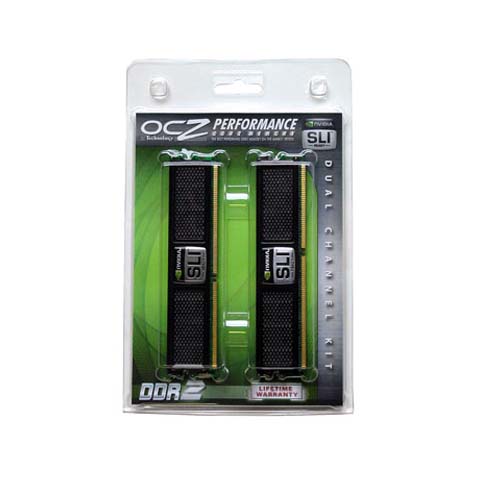 OCZ DDR2 PC2-6400 SLI-Ready Edition Dual Channel 2GB (OCZ2N800SR2GK)