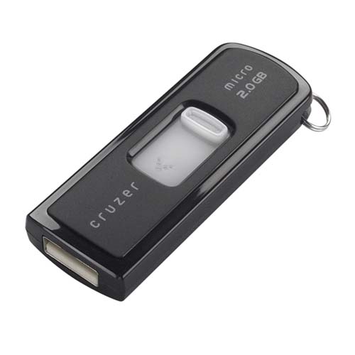 SanDisk Cruzer  Micro Skin USB Flash Drive 2GB