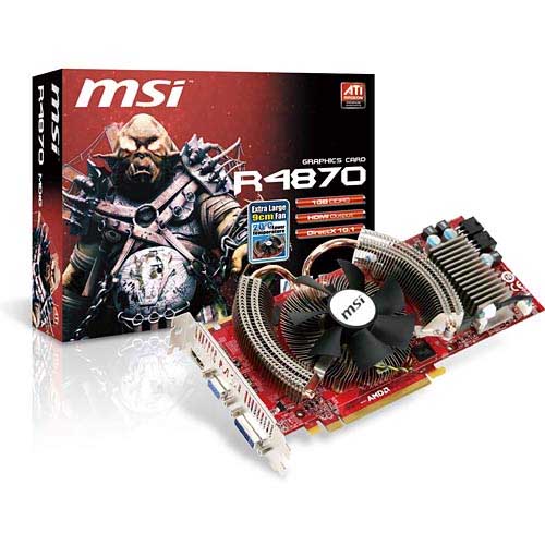 MSI ATI Radeon HD 4870 1GB DDR5 (R4870-MD1G)