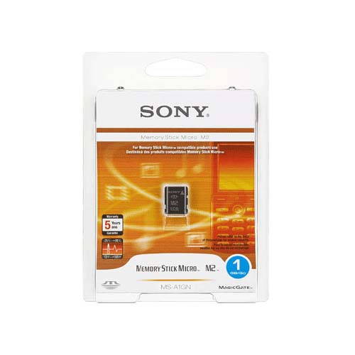 Sony Memory Stick Micro 1GB (M2) - MS-A1GN