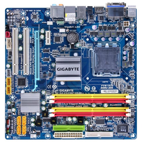 Gigabyte GA-EG41MF-US2H 8GB DDR2