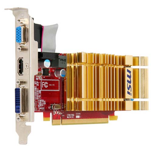 MSI ATI Radeon HD 4350 1GB DDR2 (R4350-MD1GH)