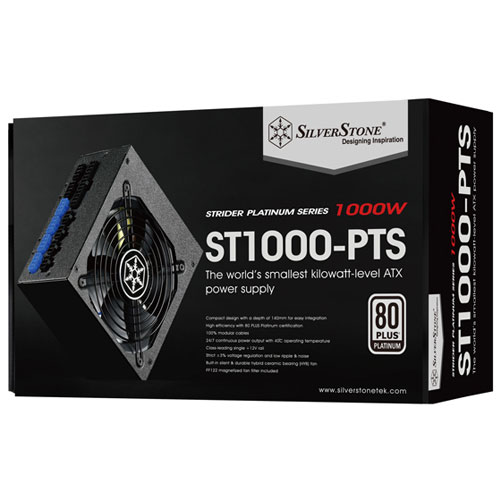 Silverstone Strider Platinum Series 1000W Fully Modular Power Supply (SST-ST1000-PTS)
