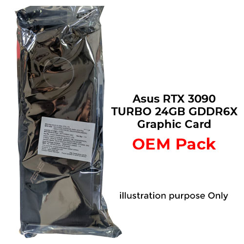 Asus RTX 3090 TURBO 24GB GDDR6X OEM Graphic Card
