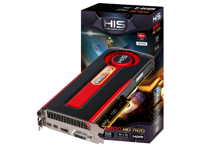 HIS Radeon HD7970 Fan 3GB GDDR5 ATI PCI E Graphic Card (H797F3G2M)
