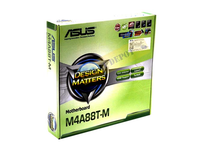 Asus M4A88T-M 16GB DDR3 AMD Motherboard