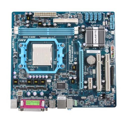 Gigabyte GA-M68M-S2P 8GB DDR2 AMD Motherboard