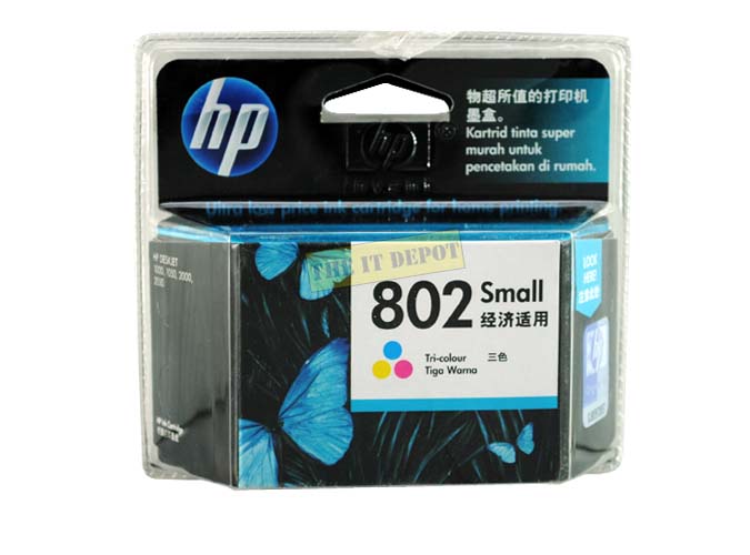 HP 802 Small Tri-color Ink Cartridge (CH562ZZ)