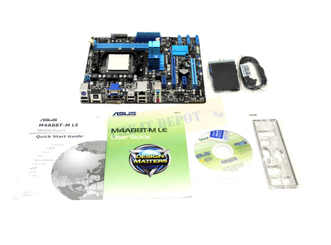 Asus M4A88T-M-LE 8GB DDR3 AMD Motherboard