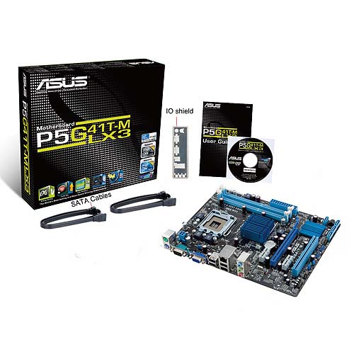 Asus P5G41T-M LX3 8GB DDR3 Intel Motherboard