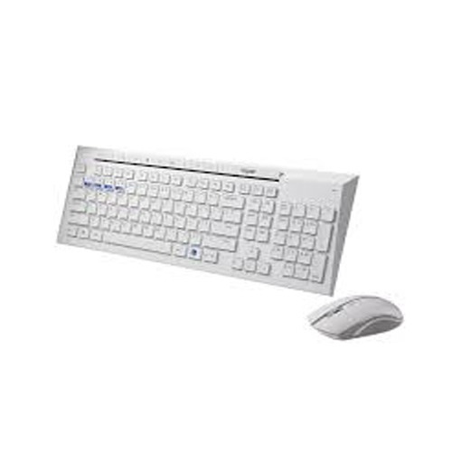 Rapoo 8200M Multi-mode Silent Wireless Keyboard Mouse (White)