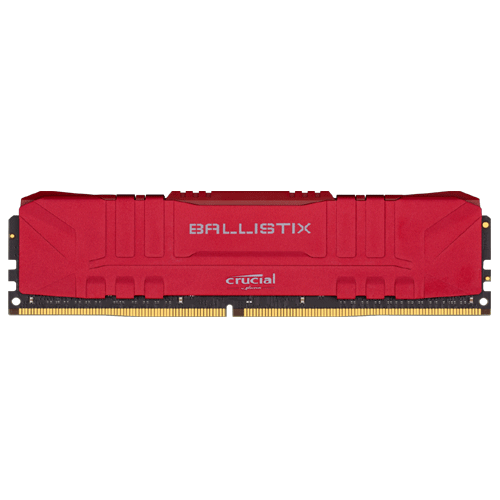 Crucial Ballistix 16GB DDR4-3600 Desktop Gaming Memory Red (BL16G36C16U4R)